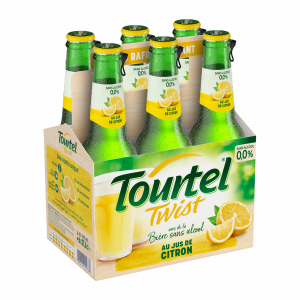 Tourtel Bière Sans Alcool Aromatisée Citron 6x27,5cl